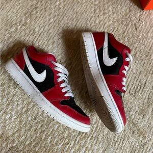 Women’s Low Top Jordans (worn for a season) used